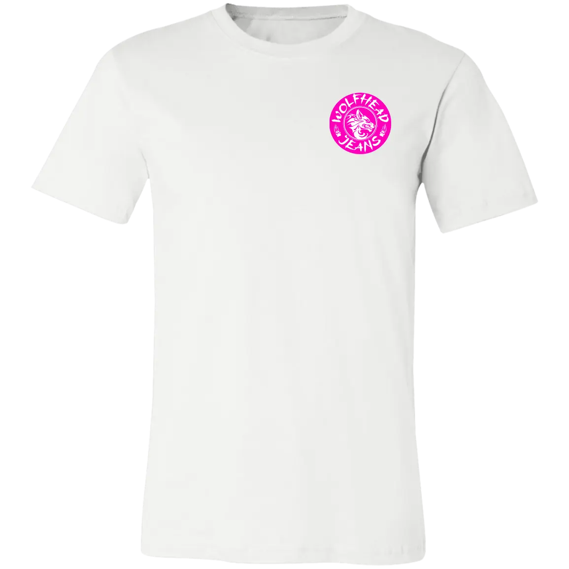 Be the Alpha Women's Pink Jersey Short-Sleeve T-Shirt - T-Shirts White / S Real Domain Streetwear Real Domain Streetwear