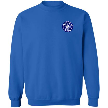 Be the Alpha Men's Blue Crewneck Pullover Sweatshirt - Sweatshirts Royal / M Real Domain Streetwear Real Domain Streetwear