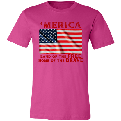 'MERICA  Jersey Short-Sleeve T-Shirt