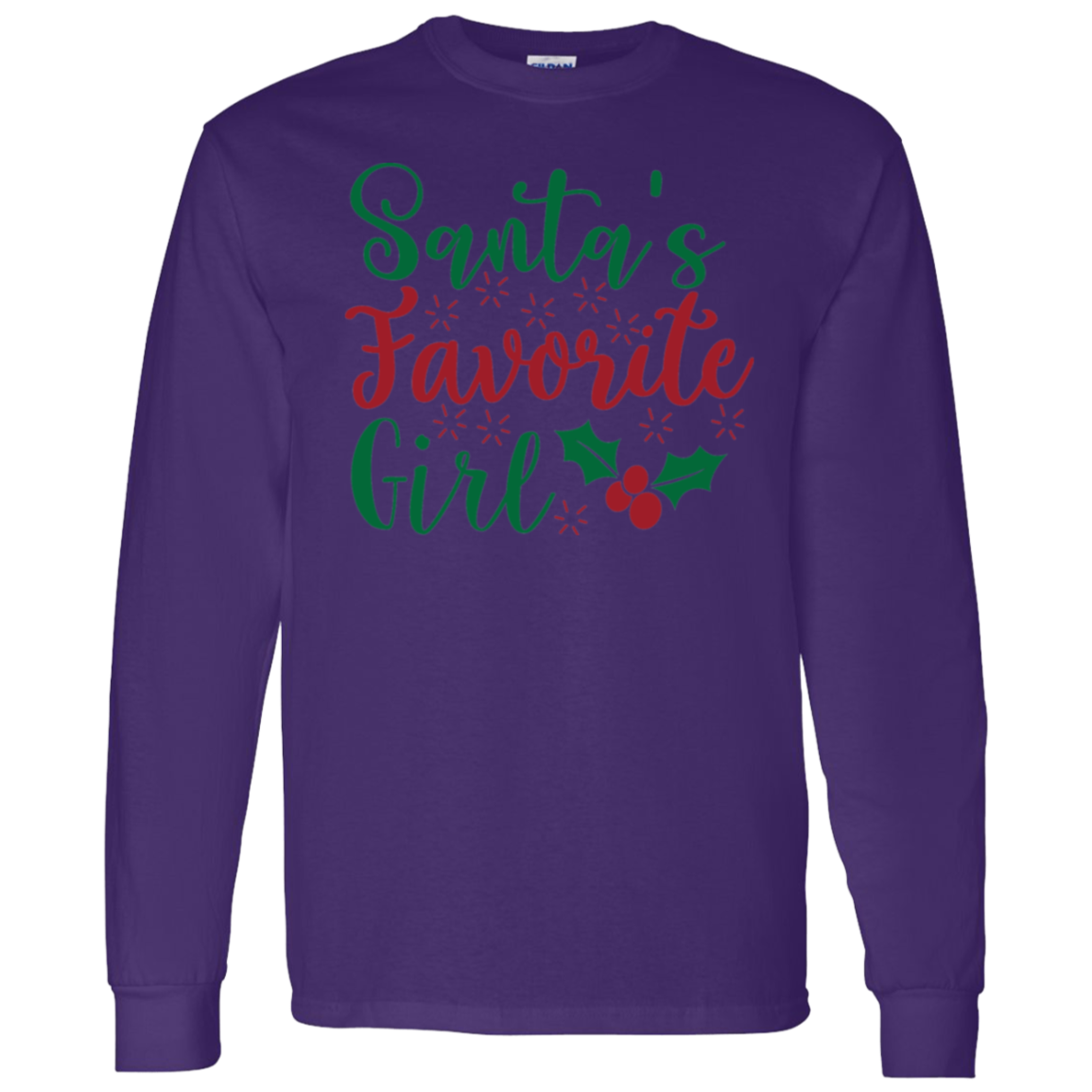 Santa's Favorite Girl Long-Sleeve T-Shirt