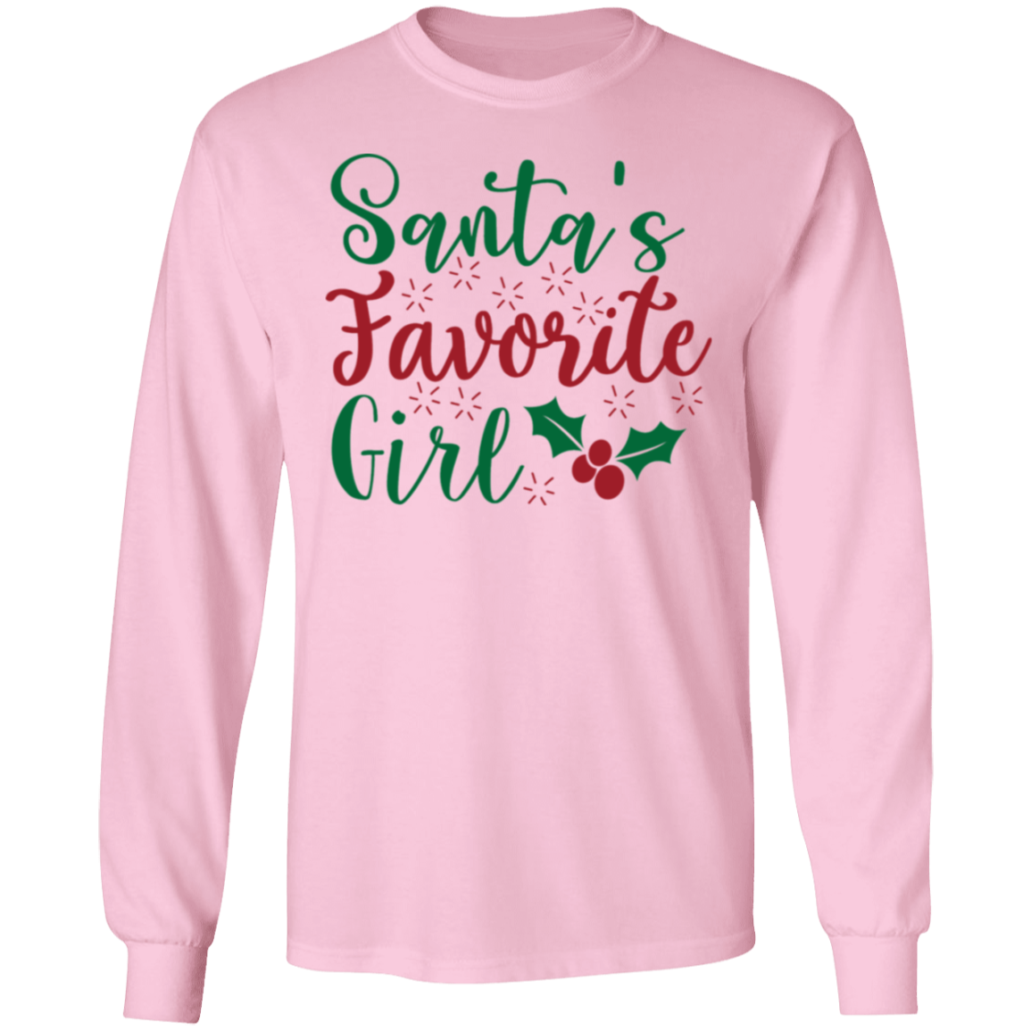 Santa's Favorite Girl Long-Sleeve T-Shirt