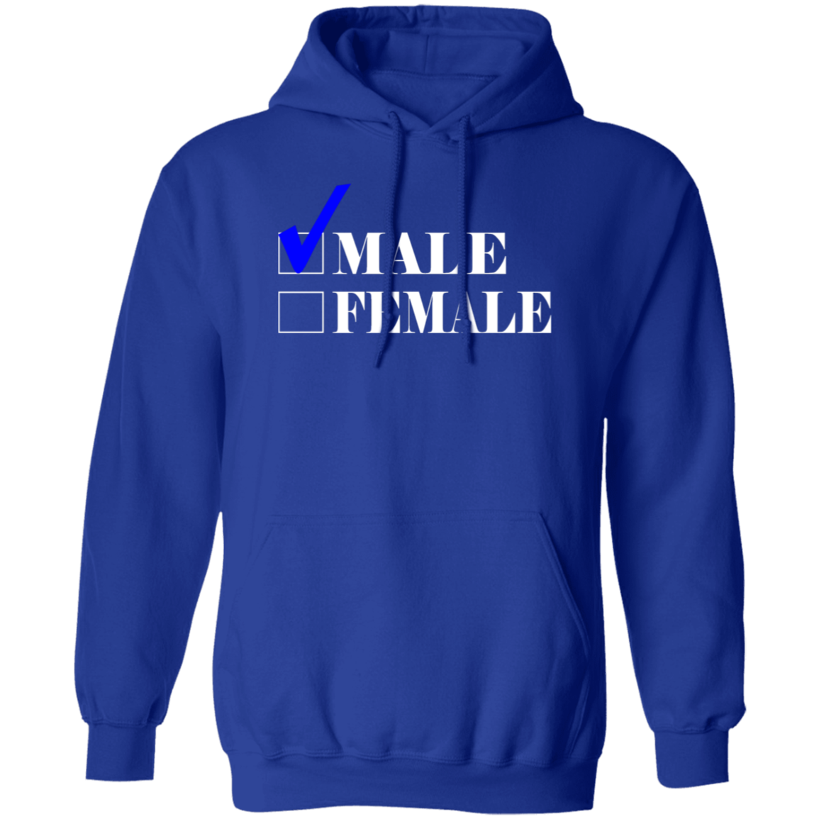 Male Checkmark Pullover Hoodie