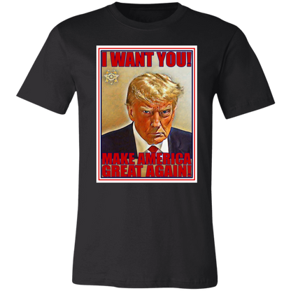 Trump I Want You Jersey Short-Sleeve T-Shirt