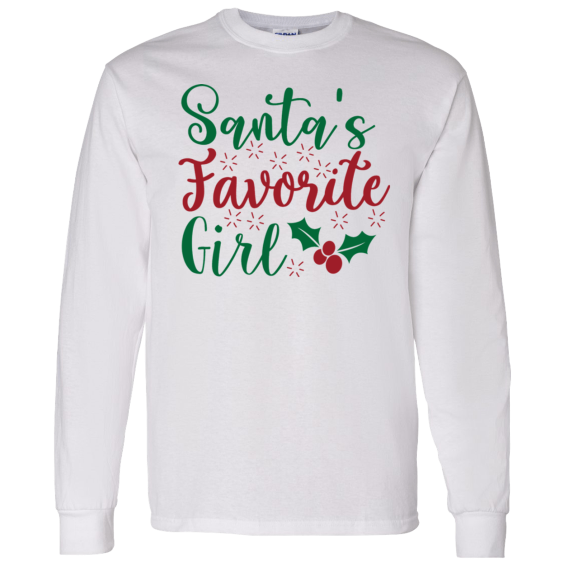 Santa's Favorite Girl Long-Sleeve T-Shirt