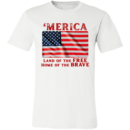 'MERICA  Jersey Short-Sleeve T-Shirt