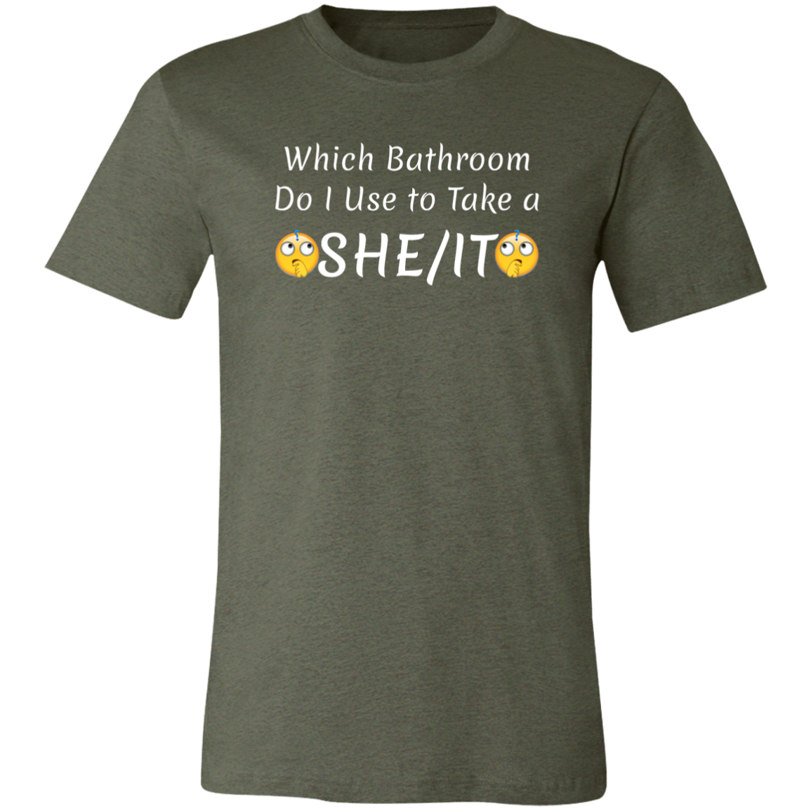 Which Bathroom... Jersey Short-Sleeve T-Shirt