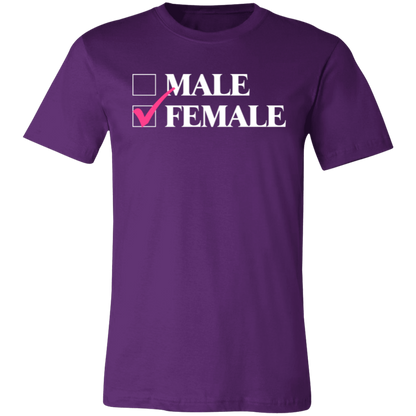 Checkmark Female Jersey Short-Sleeve T-Shirt - T-Shirts Team Purple / S Real Domain Streetwear Real Domain Streetwear