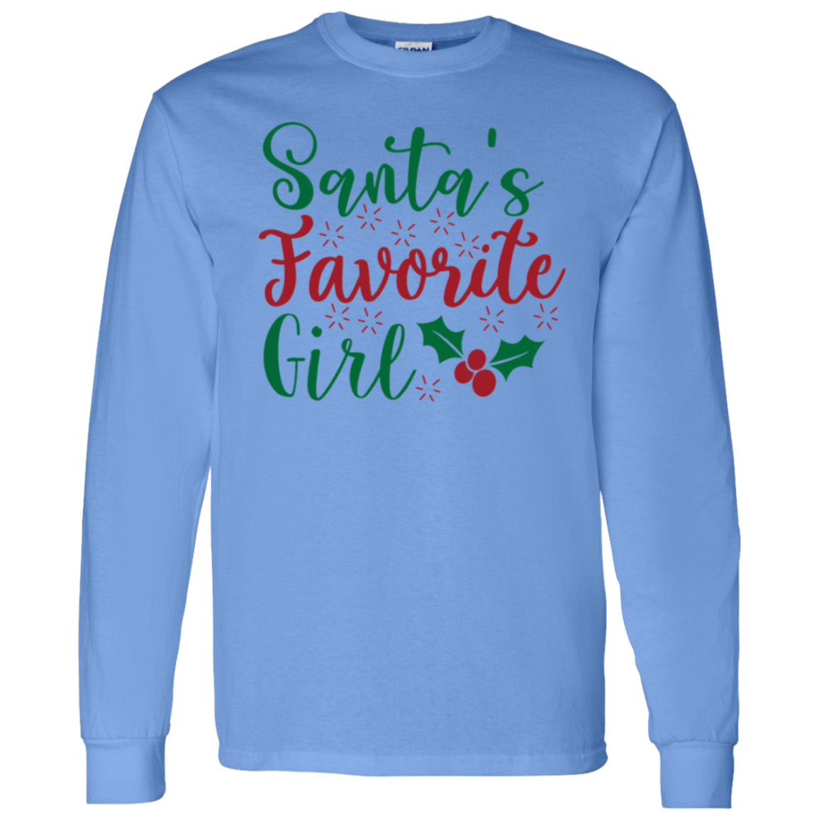 Santa's Favorite Girl Long-Sleeve T-Shirt