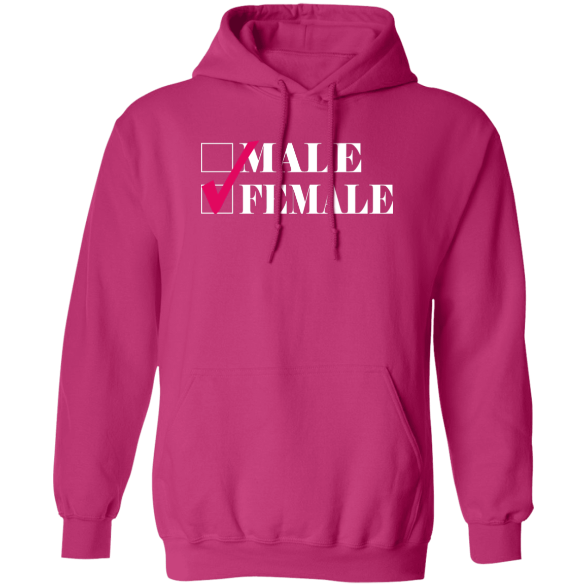 Woman Checkmark Pullover Hoodie