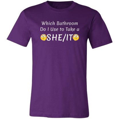 Which Bathroom... Jersey Short-Sleeve T-Shirt