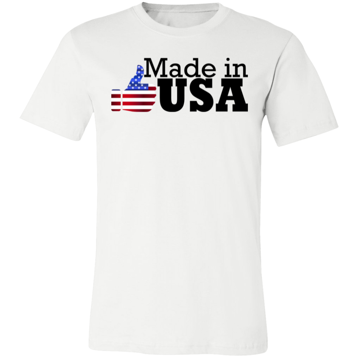 Made in USA Thumbs Up Jersey Short-Sleeve T-Shirt