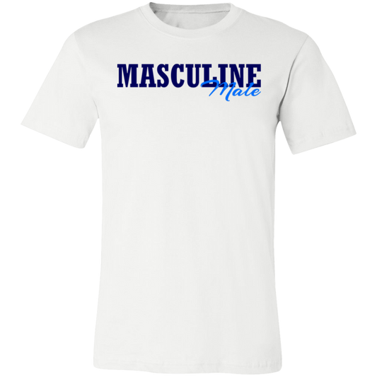 Masculine Male Jersey Short-Sleeve T-Shirt - T-Shirts White / M Real Domain Streetwear Real Domain Streetwear