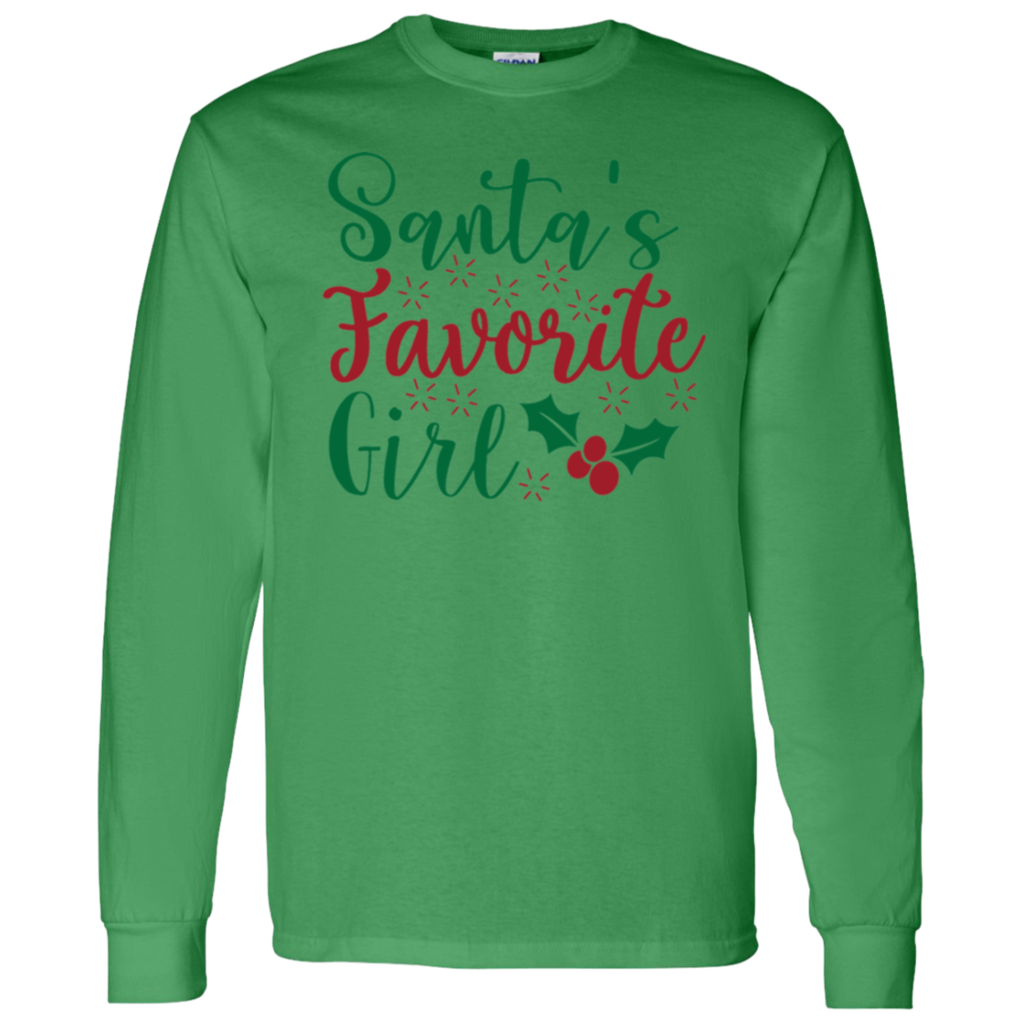 Santa's Favorite Girl Long-Sleeve T-Shirt