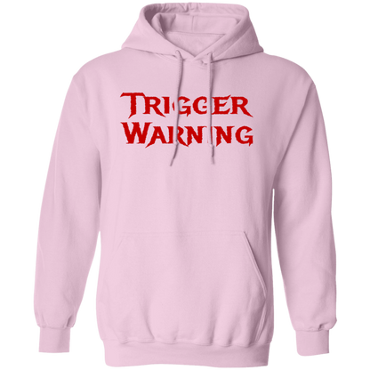 Trigger Warning Pullover Hoodie - Hoodies Light Pink / M Real Domain Streetwear Real Domain Streetwear