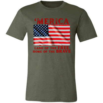 'MERICA  Jersey Short-Sleeve T-Shirt