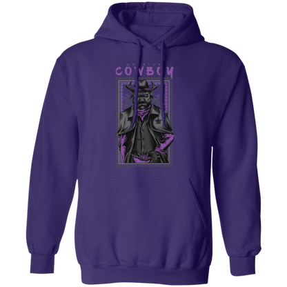 Warrior Cowboy Pullover Hoodie - Hoodies Purple / M Real Domain Streetwear Real Domain Streetwear