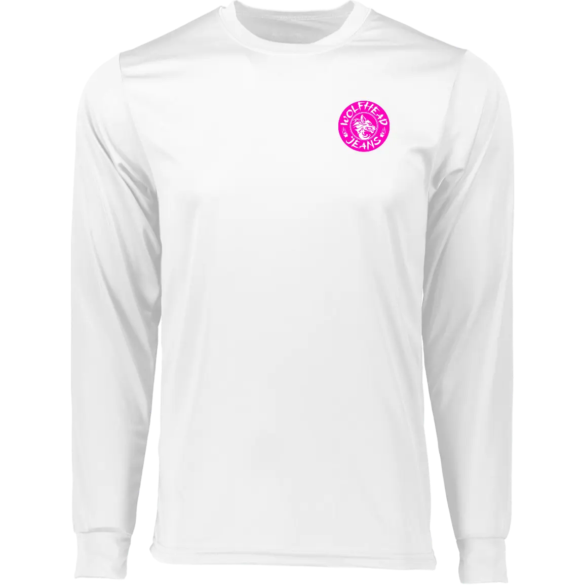 Be the Alpha Women's Pink High-Performance Long Sleeve Tee - T-Shirts White / S Real Domain Streetwear Real Domain Streetwear