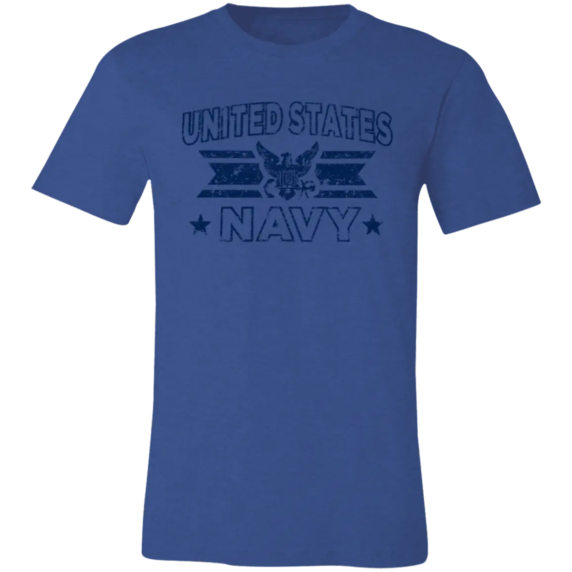 United States Navy Jersey Short-Sleeve T-Shirt - T-Shirts Heather Royal / S Real Domain Streetwear Real Domain Streetwear